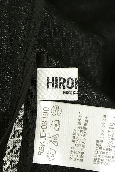 クリックで大画像表示 HIROKO BIS(ヒロコビス)の古着「ビーズ刺繍千鳥格子プルオーバー(カットソー・プルオーバー)」大画像6へ