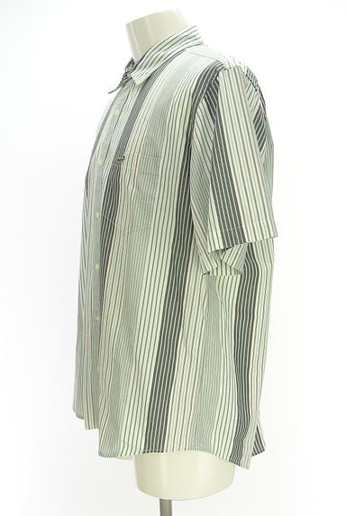 Crocodile（クロコダイル）の古着「ストライプシャツ（カジュアルシャツ）」大画像３へ