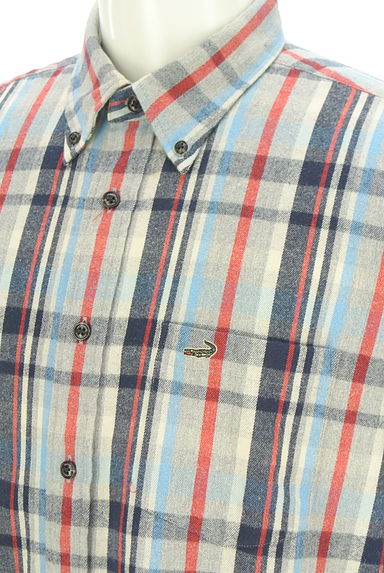 Crocodile（クロコダイル）の古着「フランネルチェック柄シャツ（カジュアルシャツ）」大画像４へ