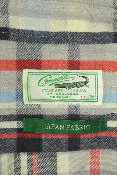Crocodile（クロコダイル）の古着「フランネルチェック柄シャツ（カジュアルシャツ）」大画像６へ
