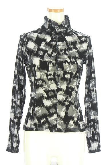 HIROKO BIS（ヒロコビス）の古着「ハイネックシースルーカットソー（カットソー・プルオーバー）」大画像１へ