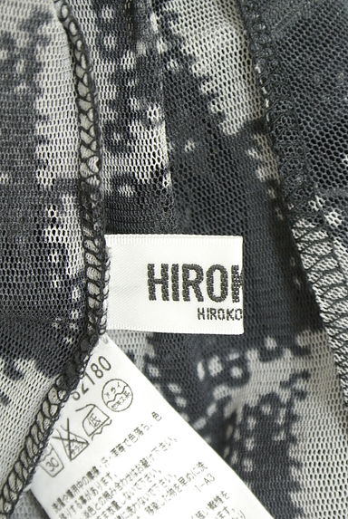 HIROKO BIS（ヒロコビス）の古着「ハイネックシースルーカットソー（カットソー・プルオーバー）」大画像６へ
