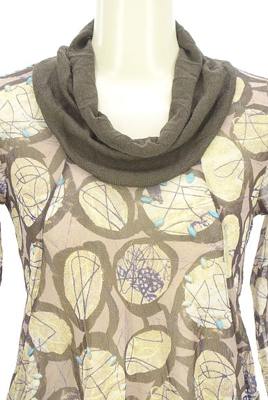 HIROKO KOSHINO（ヒロココシノ）の古着「オフタートルシアーワンピース（ワンピース・チュニック）」大画像４へ