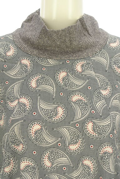 HIROKO KOSHINO（ヒロココシノ）の古着「ペイズリー柄膝上ワンピース（ワンピース・チュニック）」大画像４へ