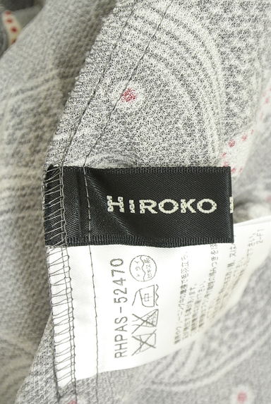 HIROKO KOSHINO（ヒロココシノ）の古着「ペイズリー柄膝上ワンピース（ワンピース・チュニック）」大画像６へ