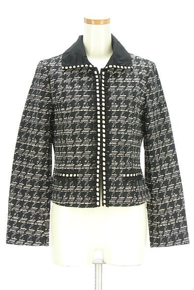 クリックで大画像表示 HIROKO BIS(ヒロコビス)の古着「千鳥格子柄ジャケット(ジャケット)」大画像1へ