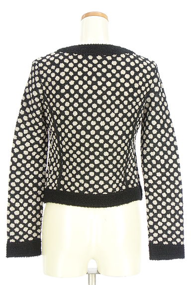 HIROKO BIS（ヒロコビス）の古着「ノーカラードットカーディガン（カーディガン・ボレロ）」大画像２へ