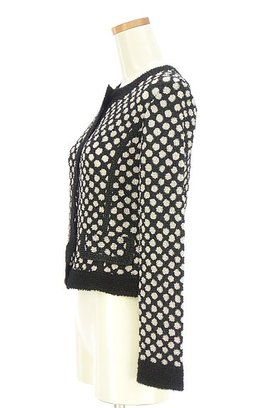 HIROKO BIS（ヒロコビス）の古着「ノーカラードットカーディガン（カーディガン・ボレロ）」大画像３へ