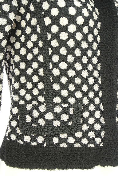 HIROKO BIS（ヒロコビス）の古着「ノーカラードットカーディガン（カーディガン・ボレロ）」大画像５へ