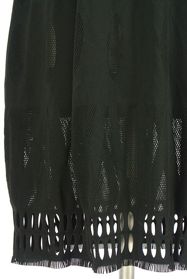 HIROKO BIS（ヒロコビス）の古着「メッシュ切替膝丈コクーンニットワンピ（ワンピース・チュニック）」大画像５へ