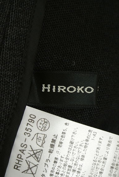 HIROKO KOSHINO（ヒロココシノ）の古着「異素材切替膝下ストレッチワンピース（ワンピース・チュニック）」大画像６へ