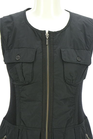 HIROKO BIS（ヒロコビス）の古着「+RICO HIROKO BIS 膝下丈ジップワンピース（ワンピース・チュニック）」大画像４へ