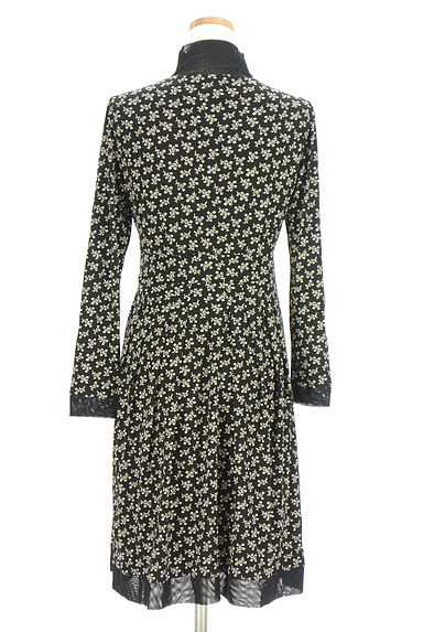 HIROKO BIS（ヒロコビス）の古着「花柄カシュクール膝丈ワンピース（ワンピース・チュニック）」大画像２へ