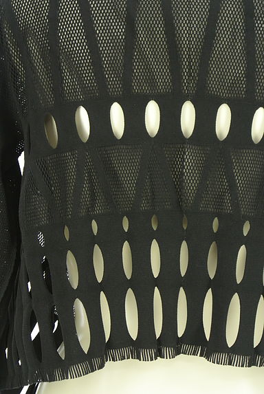 クリックで大画像表示 HIROKO BIS(ヒロコビス)の古着「カット×メッシュカーディガン(カーディガン・ボレロ)」大画像5へ