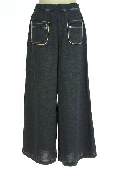 HIROKO BIS（ヒロコビス）の古着「デニムライクワイドパンツ（パンツ）」大画像２へ