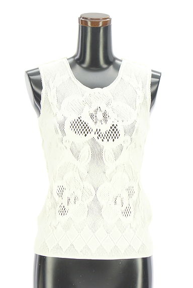 クリックで大画像表示 HIROKO BIS(ヒロコビス)の古着「+RICO HIROKO BIS メッシュタンク(カットソー・プルオーバー)」大画像1へ