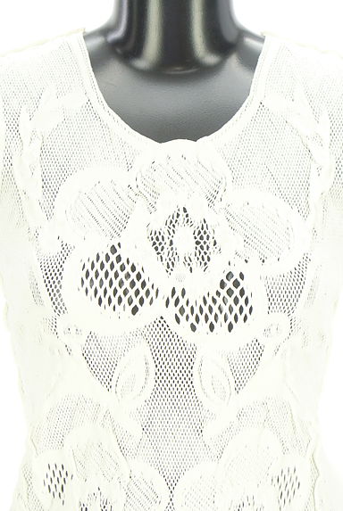 クリックで大画像表示 HIROKO BIS(ヒロコビス)の古着「+RICO HIROKO BIS メッシュタンク(カットソー・プルオーバー)」大画像4へ