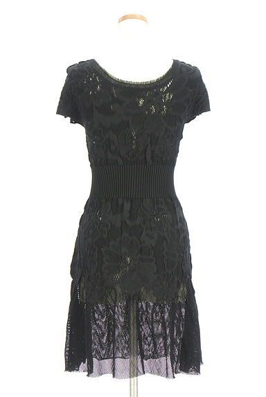 HIROKO BIS（ヒロコビス）の古着「+RICO HIROKO BIS メッシュニット膝丈ワンピース（ワンピース・チュニック）」大画像２へ