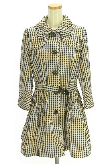 HIROKO BIS（ヒロコビス）の古着「+RICO HIROKO BIS ガンクラブチェック柄コート（コート）」大画像１へ