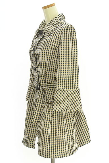 HIROKO BIS（ヒロコビス）の古着「+RICO HIROKO BIS ガンクラブチェック柄コート（コート）」大画像３へ