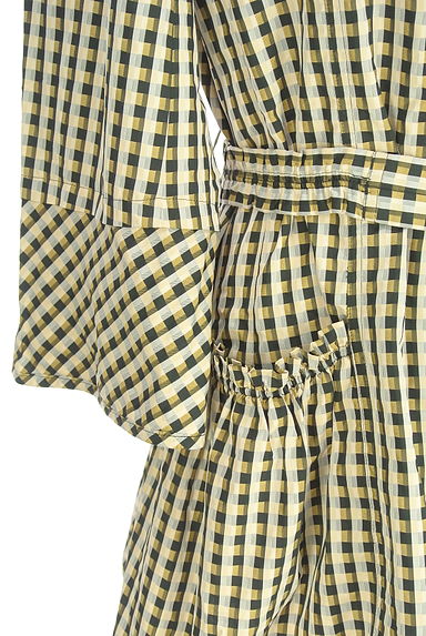 HIROKO BIS（ヒロコビス）の古着「+RICO HIROKO BIS ガンクラブチェック柄コート（コート）」大画像５へ