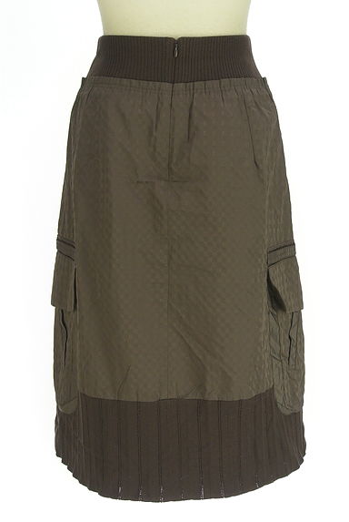 HIROKO BIS（ヒロコビス）の古着「+RICO HIROKO BIS ミディ丈裾リブ切替スカート（スカート）」大画像２へ