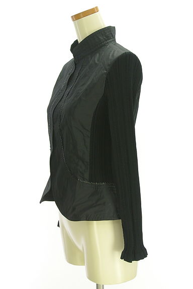 HIROKO BIS（ヒロコビス）の古着「+RICO HIROKO BIS リブニット切替ジャケット（ジャケット）」大画像３へ