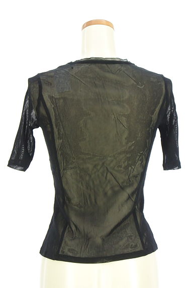 HIROKO BIS（ヒロコビス）の古着「ビーズ刺繍メッシュプルオーバー（カットソー・プルオーバー）」大画像２へ