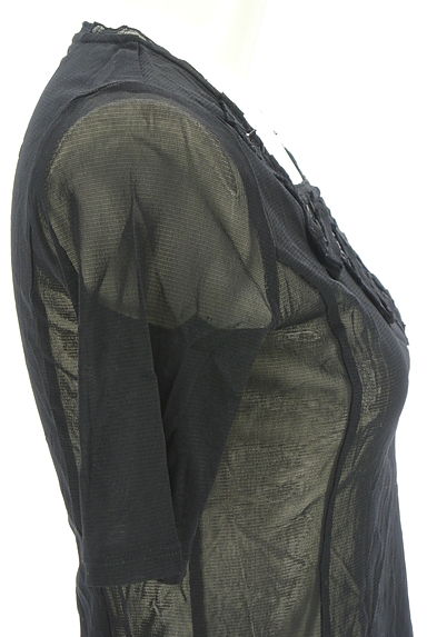 HIROKO BIS（ヒロコビス）の古着「ビーズ刺繍メッシュプルオーバー（カットソー・プルオーバー）」大画像５へ