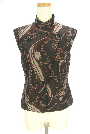 HIROKO BIS（ヒロコビス）の古着「ジャガードベスト（ベスト・ジレ）」大画像４へ