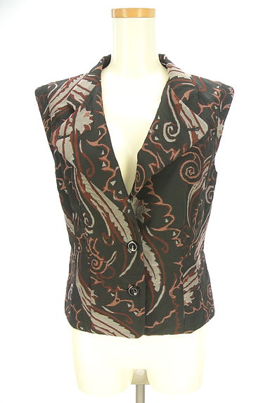 HIROKO BIS（ヒロコビス）の古着「ジャガードベスト（ベスト・ジレ）」大画像５へ