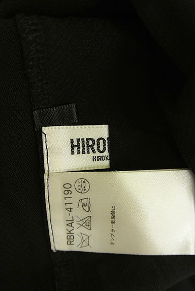 HIROKO BIS（ヒロコビス）の古着「リブ切替シアーニットワンピース（ワンピース・チュニック）」大画像６へ