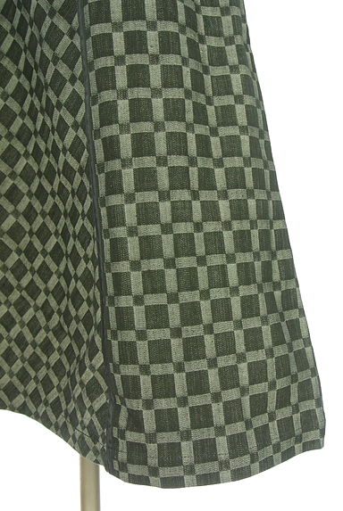 HIROKO BIS（ヒロコビス）の古着「パイピング入りノースリワンピース（ワンピース・チュニック）」大画像５へ