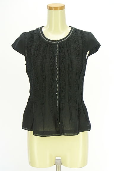 HIROKO BIS（ヒロコビス）の古着「eSSeNtieL HIROKO BIS フレンチスリーブブラウス（ブラウス）」大画像１へ