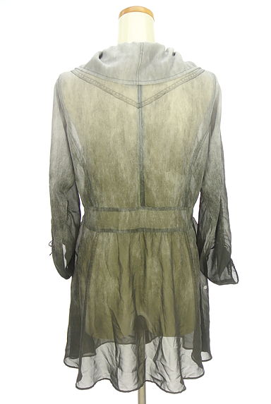 HIROKO BIS（ヒロコビス）の古着「グラデーションシアーカーディガン（カーディガン・ボレロ）」大画像２へ