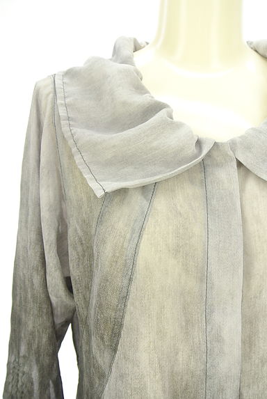 HIROKO BIS（ヒロコビス）の古着「グラデーションシアーカーディガン（カーディガン・ボレロ）」大画像４へ