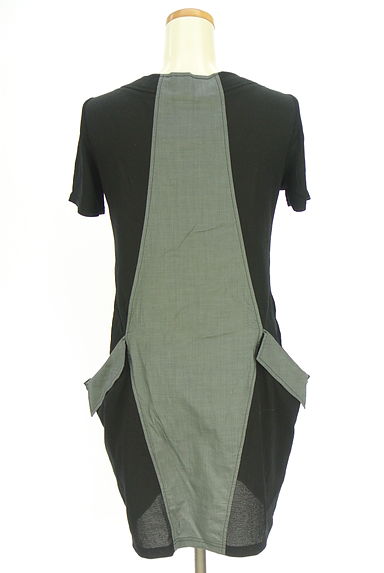 HIROKO BIS（ヒロコビス）の古着「別地切替半そでワンピース（ワンピース・チュニック）」大画像２へ