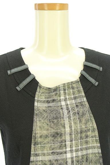 HIROKO BIS（ヒロコビス）の古着「別地切替半そでワンピース（ワンピース・チュニック）」大画像４へ