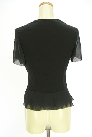 クリックで大画像表示 HIROKO BIS(ヒロコビス)の古着「半そでティアードフリルペプラムカットソー(カットソー・プルオーバー)」大画像2へ