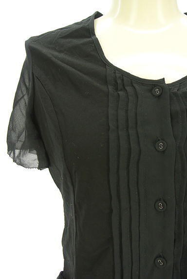 クリックで大画像表示 HIROKO BIS(ヒロコビス)の古着「半そでティアードフリルペプラムカットソー(カットソー・プルオーバー)」大画像4へ