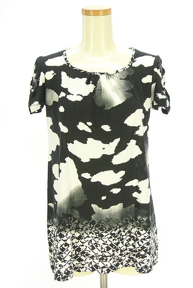 HIROKO BIS（ヒロコビス）の古着「半そで総柄カットソー（カットソー・プルオーバー）」大画像１へ