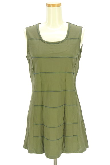 HIROKO BIS（ヒロコビス）の古着「別地切替ノースリカットソー（カットソー・プルオーバー）」大画像１へ