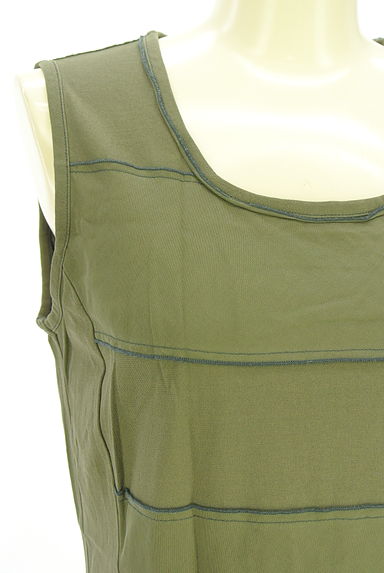 HIROKO BIS（ヒロコビス）の古着「別地切替ノースリカットソー（カットソー・プルオーバー）」大画像４へ