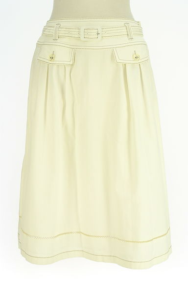 HIROKO BIS（ヒロコビス）の古着「ミディ丈フレアステッチスカート（スカート）」大画像１へ