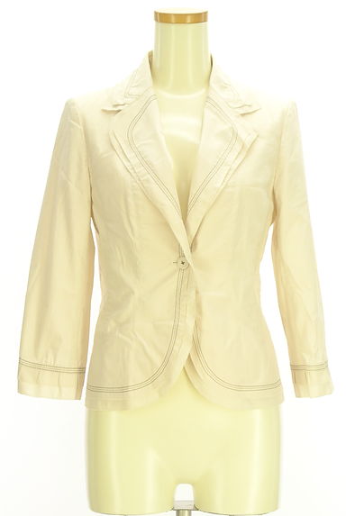 HIROKO BIS（ヒロコビス）の古着「9分袖ステッチテーラードジャケット（ジャケット）」大画像１へ