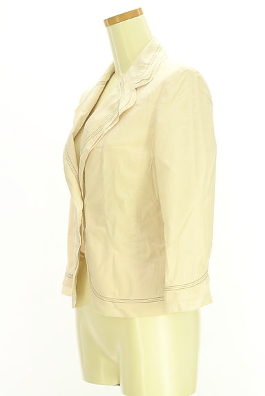 HIROKO BIS（ヒロコビス）の古着「9分袖ステッチテーラードジャケット（ジャケット）」大画像３へ