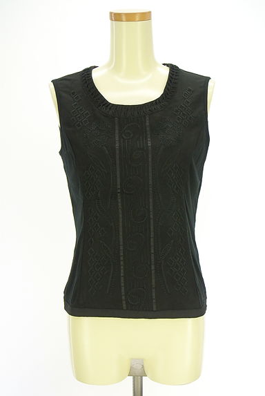 クリックで大画像表示 HIROKO BIS(ヒロコビス)の古着「ノースリ刺しゅうカットソー(カットソー・プルオーバー)」大画像1へ