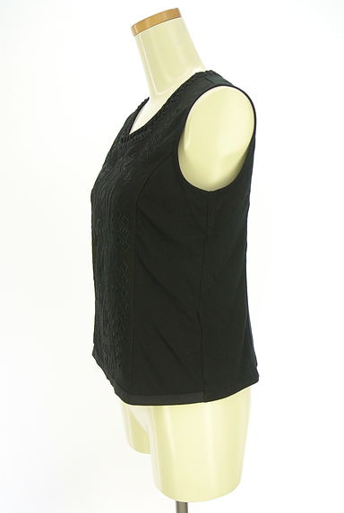 クリックで大画像表示 HIROKO BIS(ヒロコビス)の古着「ノースリ刺しゅうカットソー(カットソー・プルオーバー)」大画像3へ