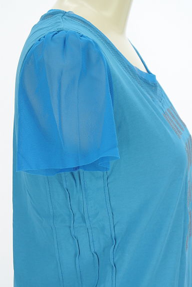 クリックで大画像表示 HIROKO KOSHINO(ヒロココシノ)の古着「スパンコール付きTシャツ(Tシャツ)」大画像5へ