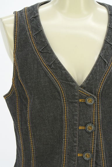 HIROKO BIS（ヒロコビス）の古着「デニムベスト（ベスト・ジレ）」大画像４へ